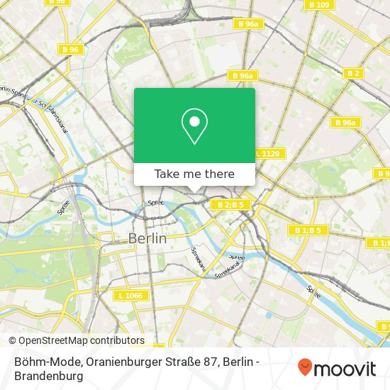 Böhm-Mode, Oranienburger Straße 87 map