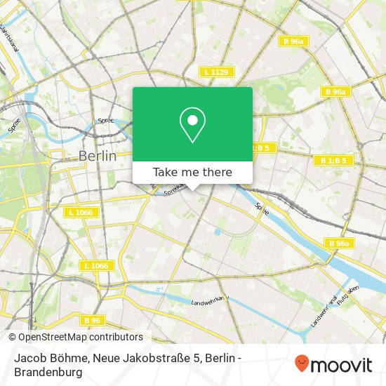Карта Jacob Böhme, Neue Jakobstraße 5
