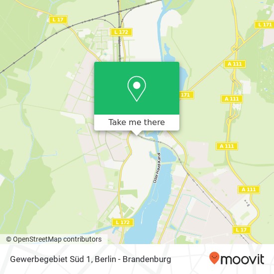 Gewerbegebiet Süd 1 map