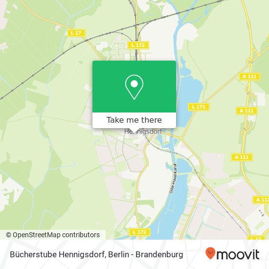 Bücherstube Hennigsdorf map