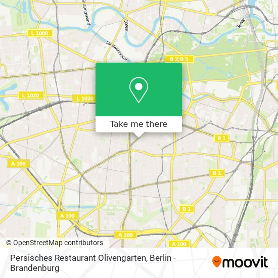 Persisches Restaurant Olivengarten map