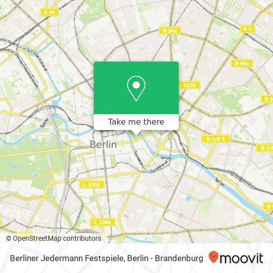 Berliner Jedermann Festspiele map