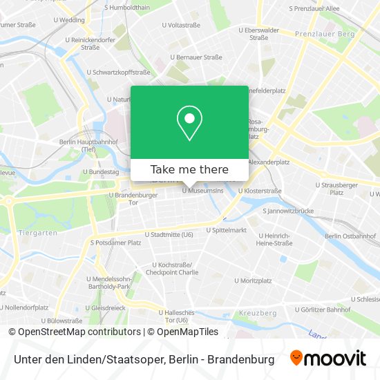 Unter den Linden/Staatsoper map