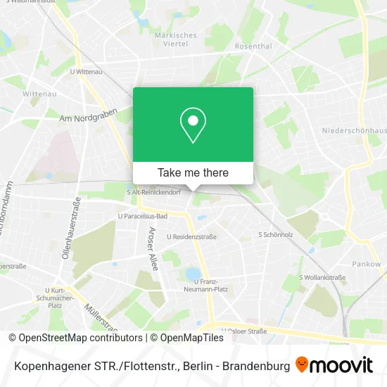 Карта Kopenhagener STR./Flottenstr.