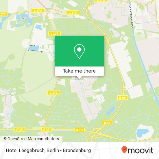 Hotel Leegebruch, Eichenhof 3 map