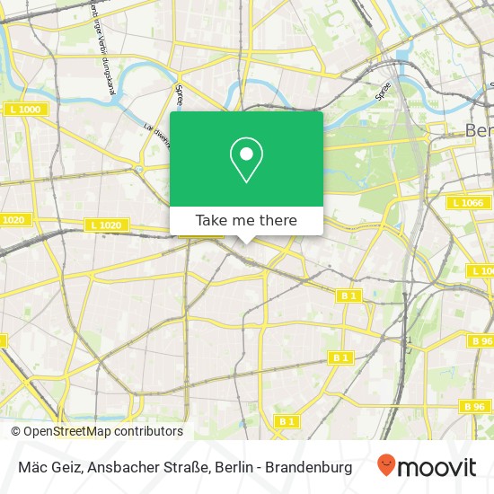 Карта Mäc Geiz, Ansbacher Straße