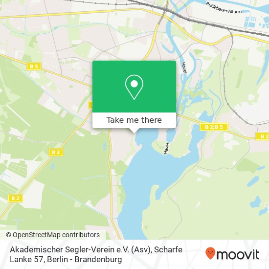 Akademischer Segler-Verein e.V. (Asv), Scharfe Lanke 57 map