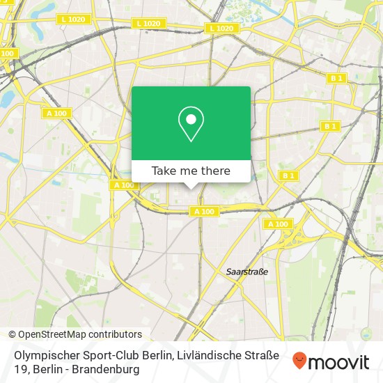 Карта Olympischer Sport-Club Berlin, Livländische Straße 19