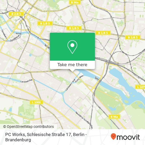 Карта PC Works, Schlesische Straße 17
