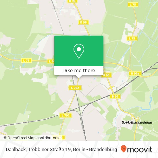 Dahlback, Trebbiner Straße 19 map