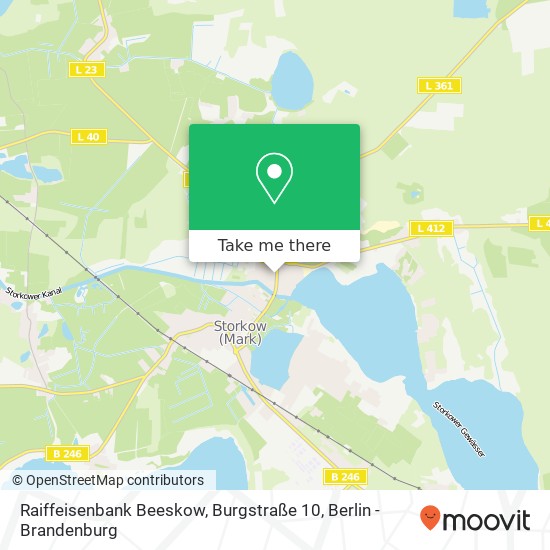 Raiffeisenbank Beeskow, Burgstraße 10 map