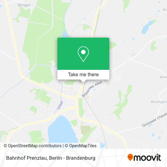 Bahnhof Prenzlau map