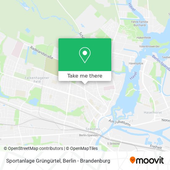 Sportanlage Grüngürtel map