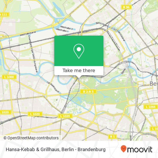 Карта Hansa-Kebab & Grillhaus, Altonaer Straße 18