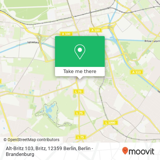 Alt-Britz 103, Britz, 12359 Berlin map