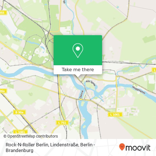 Rock-N-Roller Berlin, Lindenstraße map