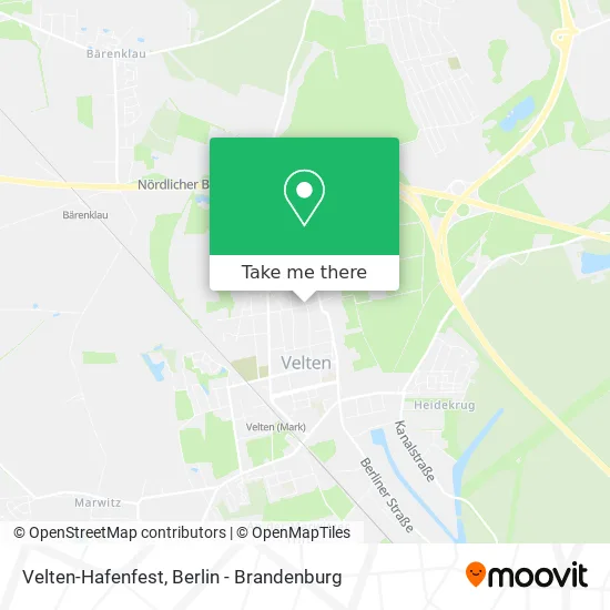 Velten-Hafenfest map