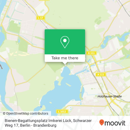 Карта Bienen-Begattungsplatz Imkerei Lück, Schwarzer Weg 17