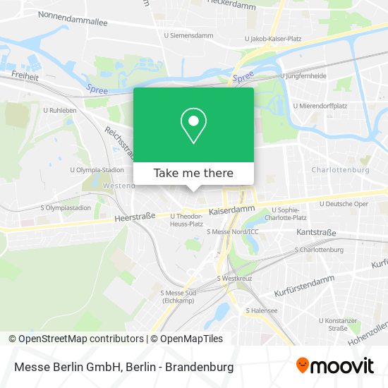 Messe Berlin GmbH map