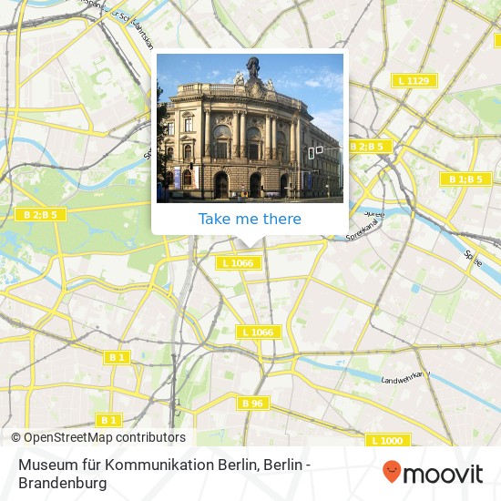 Карта Museum für Kommunikation Berlin
