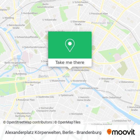 Alexanderplatz Körperwelten map