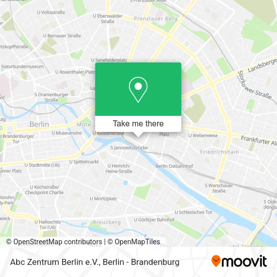 Карта Abc Zentrum Berlin e.V.