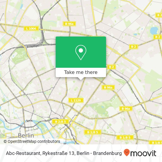 Abc-Restaurant, Rykestraße 13 map