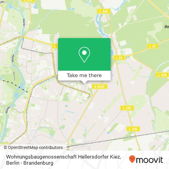Wohnungsbaugenossenschaft Hellersdorfer Kiez map