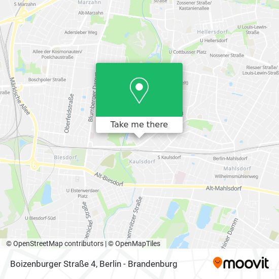 Boizenburger Straße 4 map