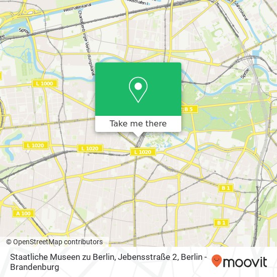 Staatliche Museen zu Berlin, Jebensstraße 2 map