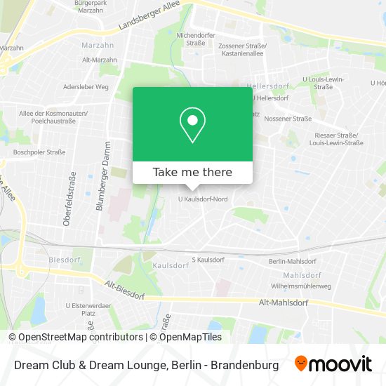 Dream Club & Dream Lounge map