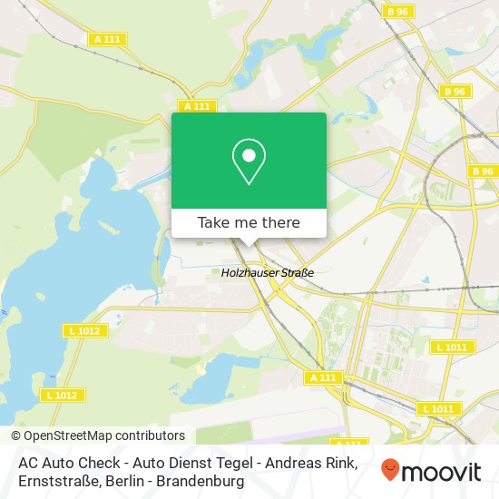 AC Auto Check - Auto Dienst Tegel - Andreas Rink, Ernststraße map