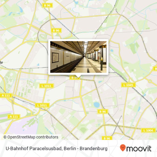 U-Bahnhof Paracelsusbad map