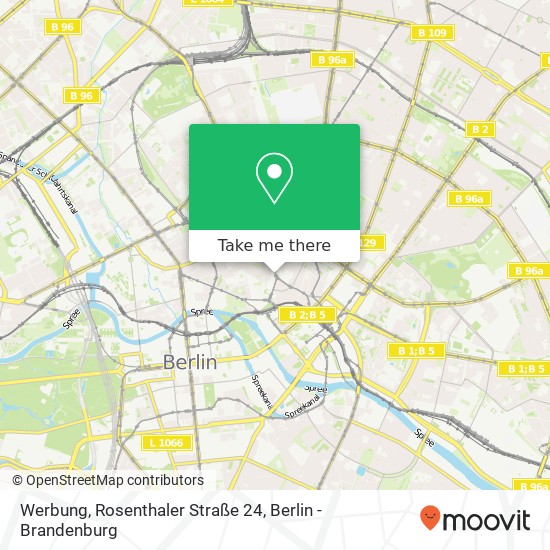 Werbung, Rosenthaler Straße 24 map