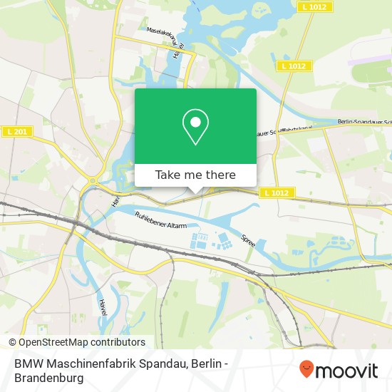BMW Maschinenfabrik Spandau map
