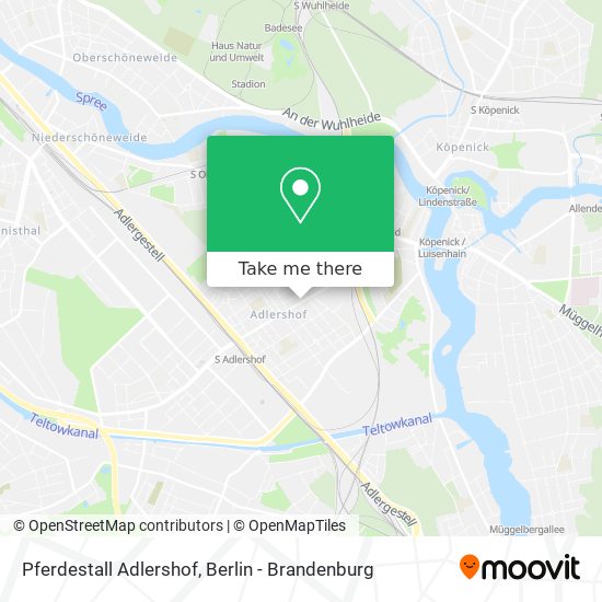 Pferdestall Adlershof map