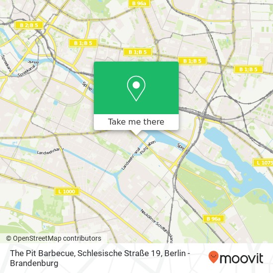 The Pit Barbecue, Schlesische Straße 19 map