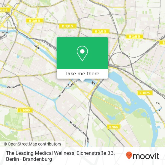 Карта The Leading Medical Wellness, Eichenstraße 3B