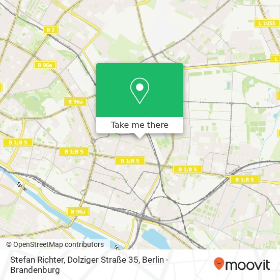 Карта Stefan Richter, Dolziger Straße 35