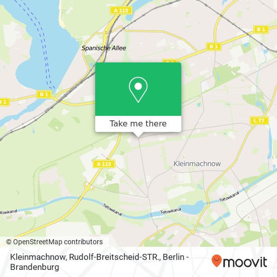 Kleinmachnow, Rudolf-Breitscheid-STR. map