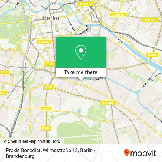 Praxis Benedict, Wilmsstraße 13 map