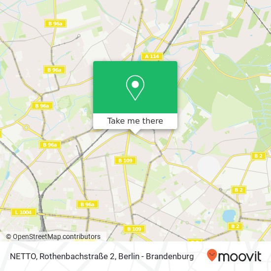 Карта NETTO, Rothenbachstraße 2