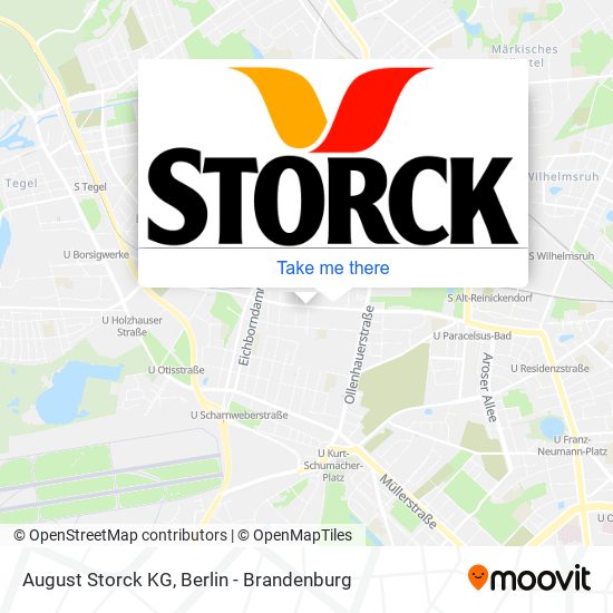 Карта August Storck KG