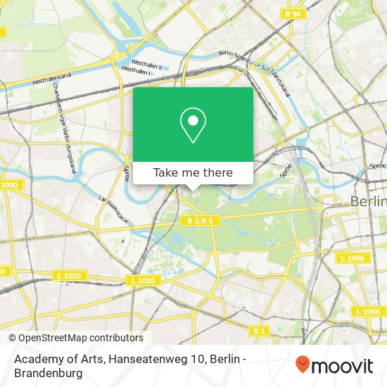 Academy of Arts, Hanseatenweg 10 map