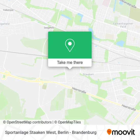 Карта Sportanlage Staaken West