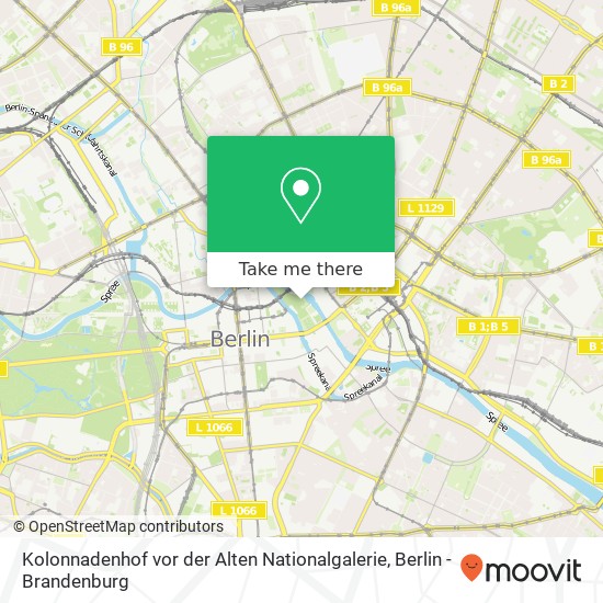 Kolonnadenhof vor der Alten Nationalgalerie map