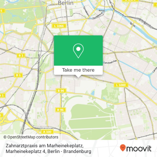 Zahnarztpraxis am Marheinekeplatz, Marheinekeplatz 4 map