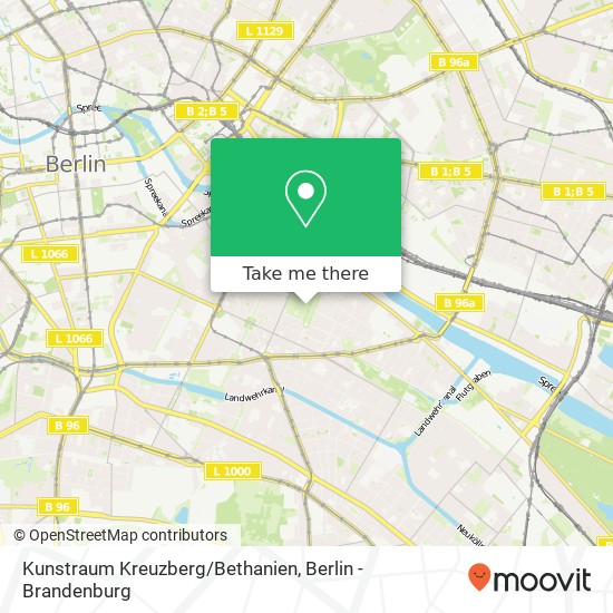 Kunstraum Kreuzberg/Bethanien map