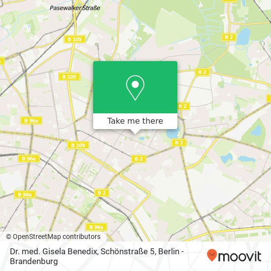 Dr. med. Gisela Benedix, Schönstraße 5 map