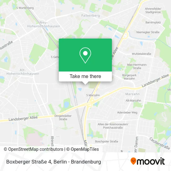 Карта Boxberger Straße 4